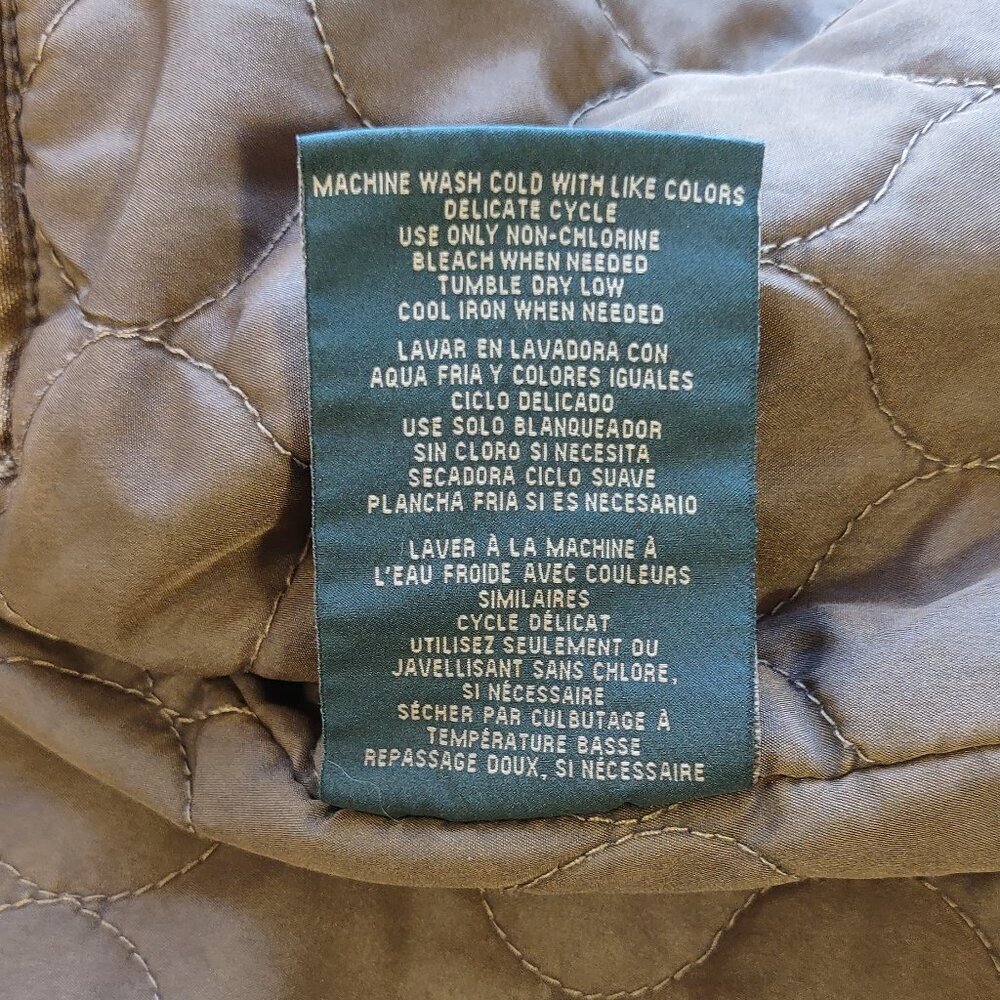 Vintage GH Bass Men Utility Field Jacket Canvas Barn Chore Coat Size Small - Picture 10 of 10